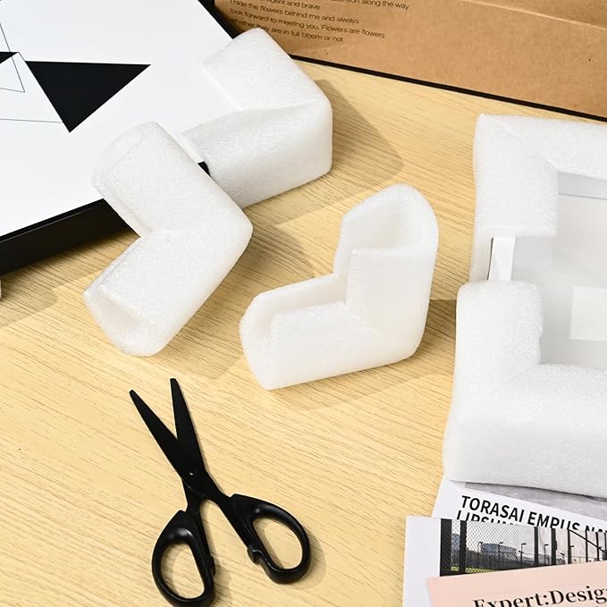 36 Pcs Foam Corner Protectors for Shipping, L-Shaped Edge Guards for TV Moving - Image 8