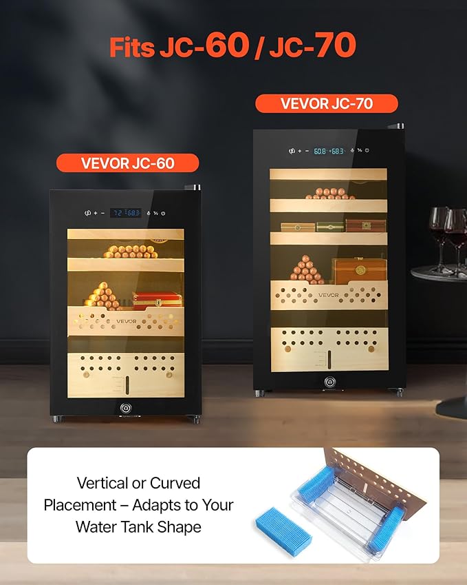 VEVOR Cigar Humidor Humidifier Replacement Filter, 2 Packs Humidifying Pad - Image 3