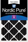 Nordic Pure 20x20x4 Pure Carbon Pleated Odor Reduction Merv 8 Furnace Filter 1 by NordicPure