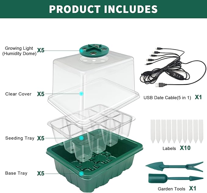 Seed Starter Tray, Plant Propagation Station - Image 7
