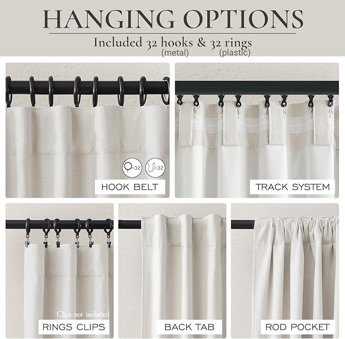 132 Inch Curtains Extra Long Living Room - Image 4