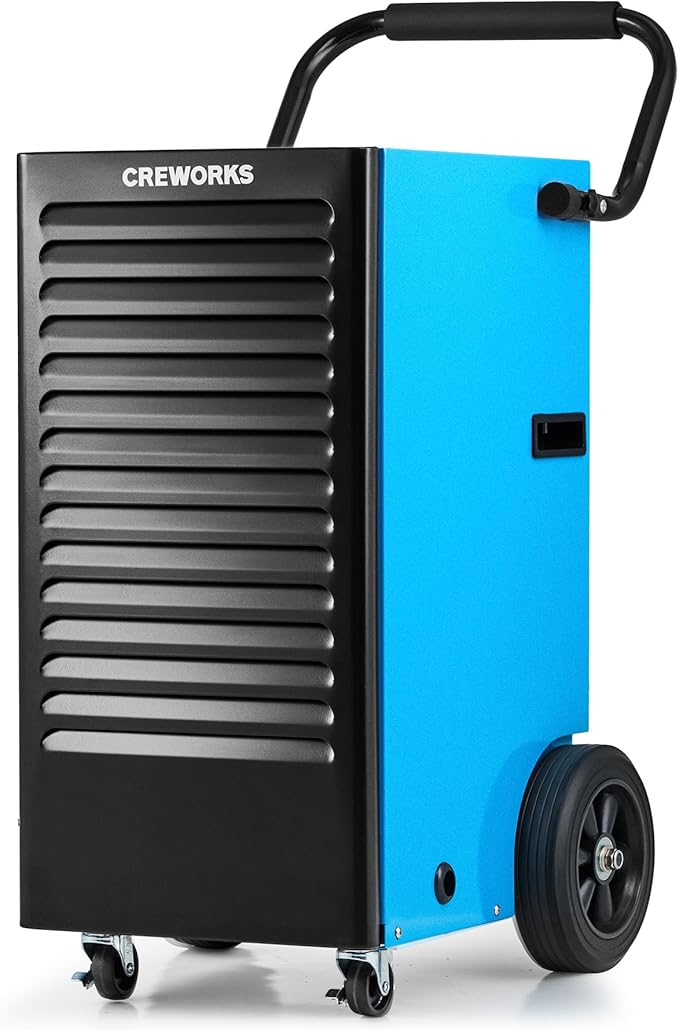 CREWORKS 180 PPD Commercial Dehumidifier, 180 Pint Dehumidifier by CREWORKS