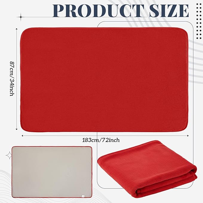 1 Pcs Couples Waterproof Mat 72 x 34 in Lover Reusable Stainproof Blanket Quiet - Image 2