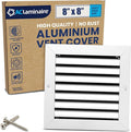 8x8 Inch Air Return Vent Cover Decorative – Premium Aluminum AC Vent Cover by LAMINAIRE