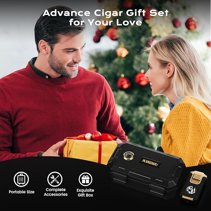 Travel Cigar Humidor Box set - Image 7