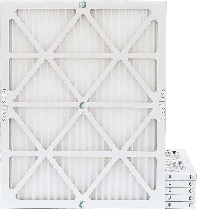Glasfloss 15x20x1 MERV 10 Pleated Air Filters Box of 6. Actual Size: 14-1/2 x by Glasfloss