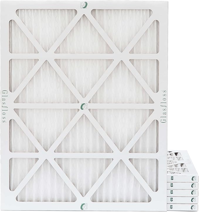 Glasfloss 14x20x1 MERV 10 Pleated Air Filters Box of 6. Actual Size: 13-1/2 x by Glasfloss