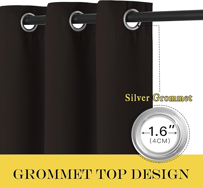NICETOWN Blackout Doorway Curtain Drape 78 inch Long - Image 6
