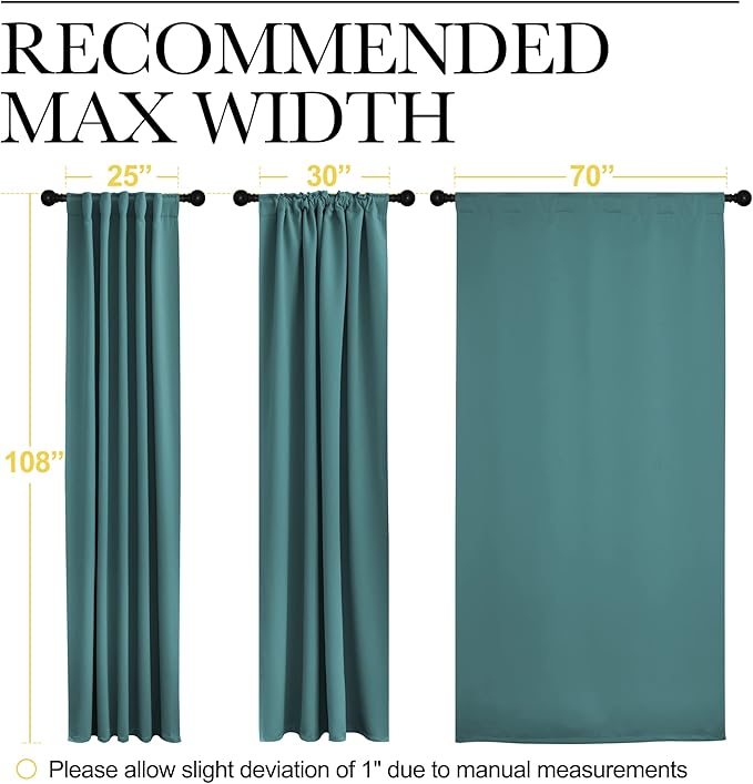 NICETOWN Living Room Blackout Draperies - Image 7