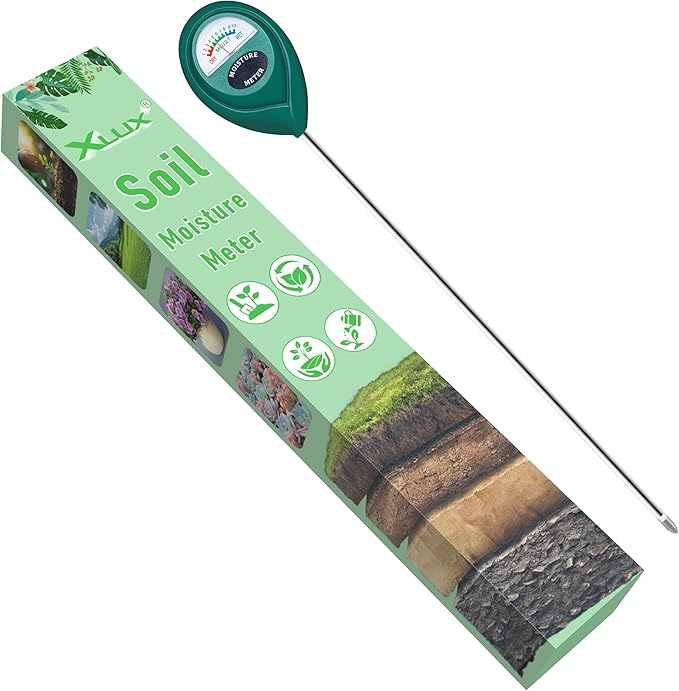 XLUX Long Probe Deep Use Soil Moisture Meter, Water Monitor Indicator Sensor by XLUX
