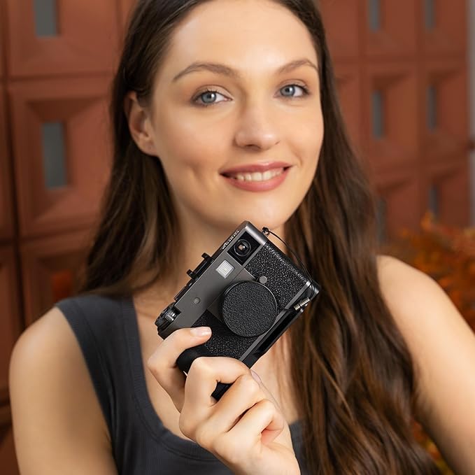 Fuji X Half Leather Texture Lens Cap, Aluminum Anti-Dust Anti-Scratches - Image 9