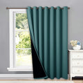NICETOWN 100% Blackout Patio Sliding Door Curtain, Wide Lined Drape, Keep Warm by NICETOWN