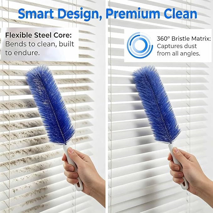 Travanize Bendable Microfiber Head, Reusable Dust Remover, Fan Cleaning Brush - Image 3