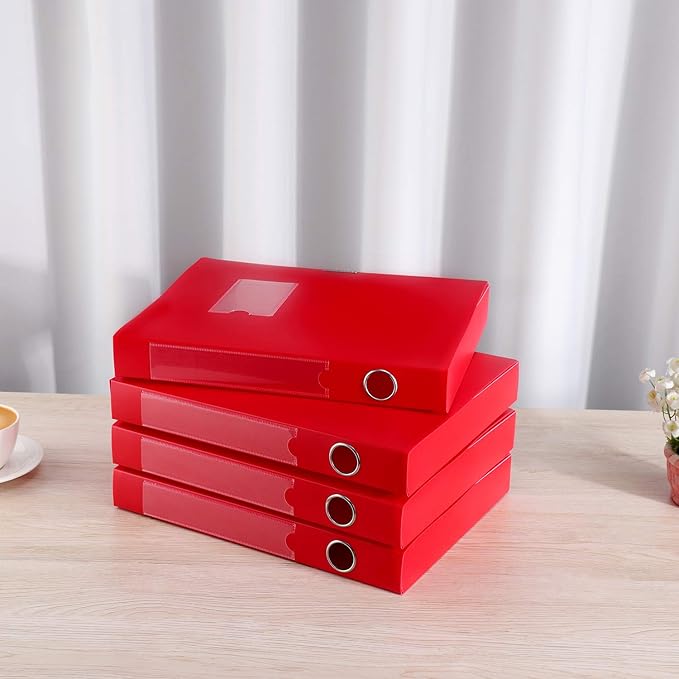 HUA JIE A4 Storage File Boxes Plastic Archives Cases - Image 6