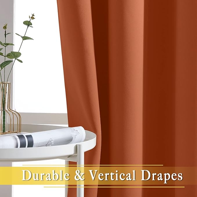 NICETOWN Sliding Door Window Treatment Blackout Patio Door Curtain Panels - Image 6
