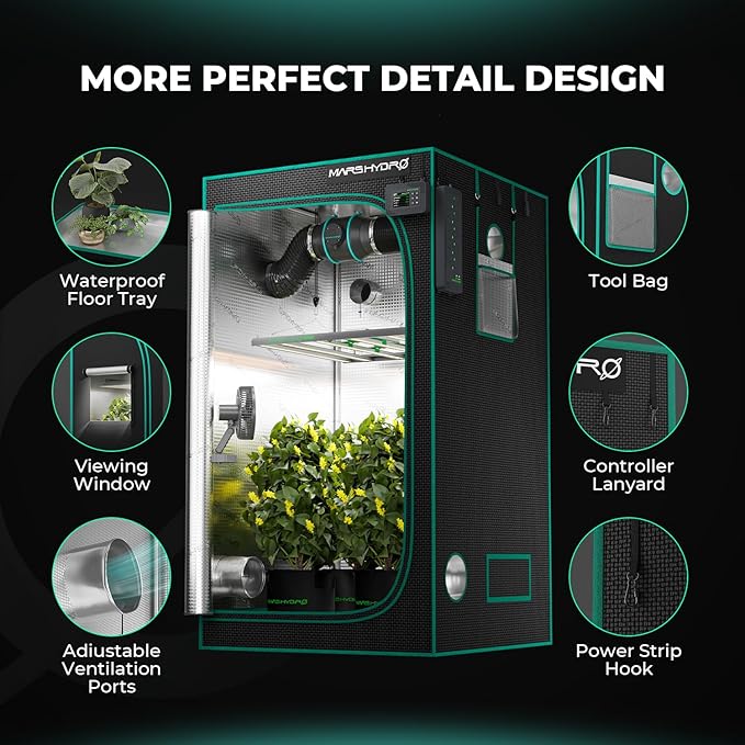 MARS HYDRO 5x2.6 Advanced Grow Tent, - Image 7