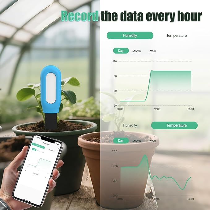 Yunseity Soil Meter, Smart Soil Tester - Image 3
