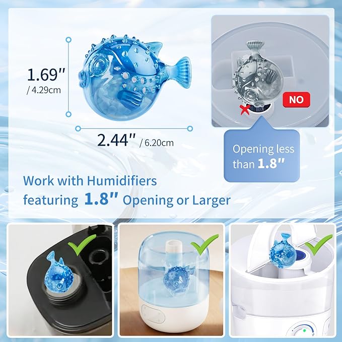 Humidifier Cleaner Fish 12-Pack - Image 2