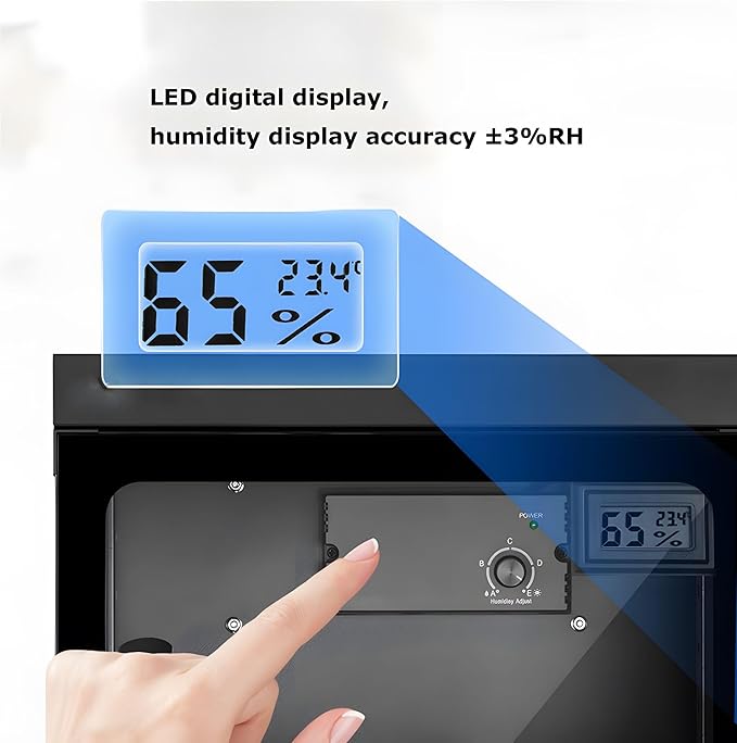 2 Layers Dry Cabinet 30L Digital Camera Dehumidify Storage Electronic Dry - Image 4