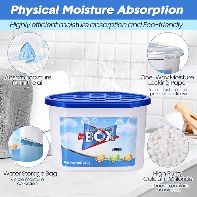 LemonRoad 20 Pack Moisture Absorbers 20 oz 600 ml Humidity Absorber Boxes - Image 3