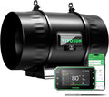 VIVOSUN T8 8" Inline Duct Fan & Temperature Humidity Controller, E42A+ WiFi-App by VIVOSUN