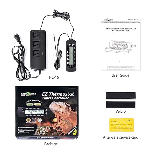 REPTI ZOO Reptile Thermostat Digital Outlet Temperature Timer Troptical or - Image 6
