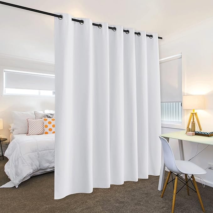 RYB HOME Blackout Curtains Soundproof Energy Saving Insulating Privacy Room - Image 3