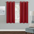 MYSKY HOME Red Blackout Curtains by MYSKYHOME