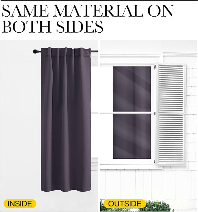 NICETOWN Blackout Curtain Panels - Image 6