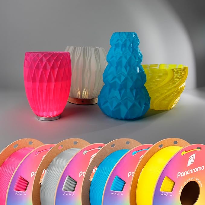 Polymaker Panchroma Translucent PLA Filament, Translucent Cyan 1.75mm 3D - Image 4