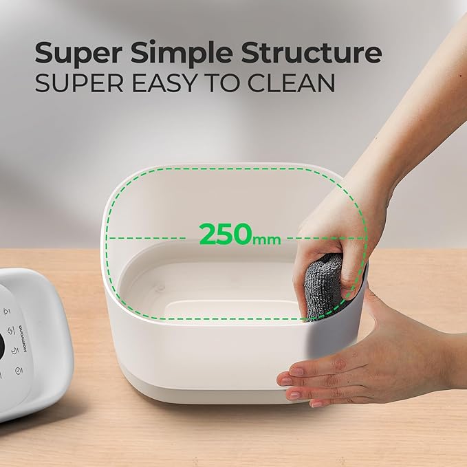 Homvana Humidifiers for Bedroom, 5L Super Easy to Clean Top Fill Auto Adapt - Image 5