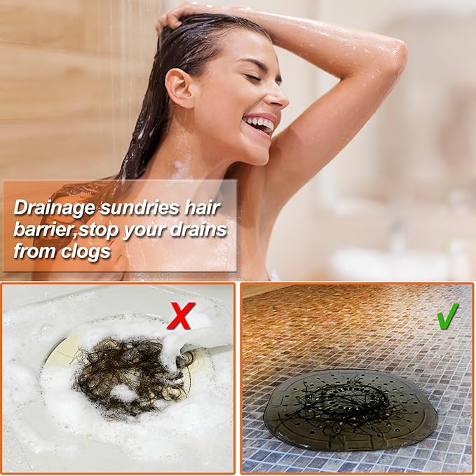 Hair Drain Catcher, Square Drain Cover - Image 2