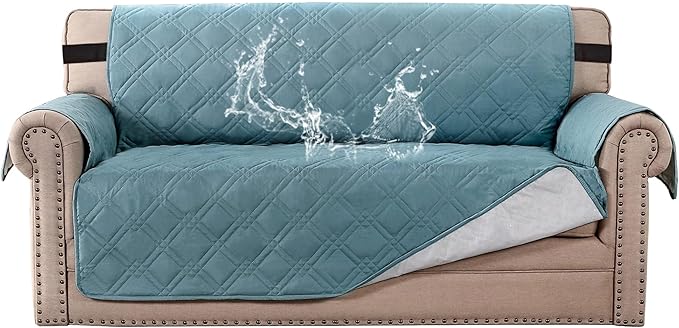 H.VERSAILTEX 100% Waterproof Sofa Slipcover Washable Loveseat Cover - Image 2