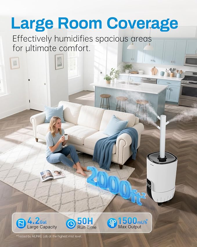 Humidifier large room 16L/4.2Gal - Image 2