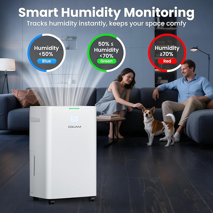 Dehumidifier, Max 95 Pint/Day Dehumidifier - Image 4