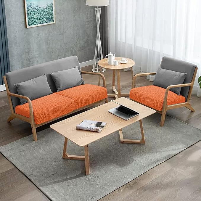 Fuloon Waterproof Couch Cushion Covers, Stretch Sofa Seat Cushion Slipcovers - Image 7