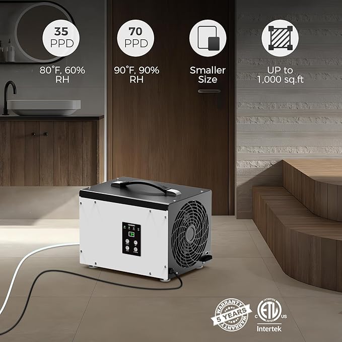 ALORAIR Crawl Space/Basement Dehumidifier 70 Pint - Image 4