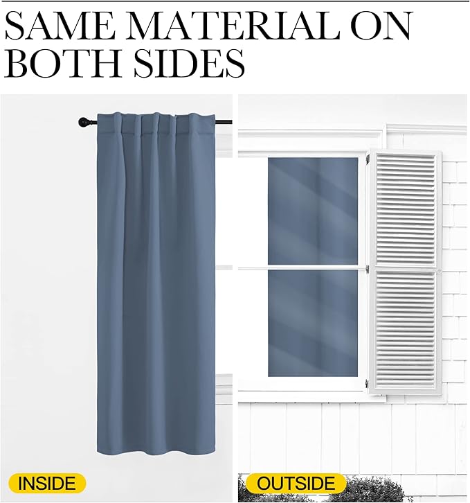 NICETOWN Living Room Darkening Curtains - Image 6
