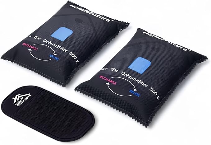 2 Pack 500g Car Dehumidifier Bags by -HomieFuturechangeyourlife
