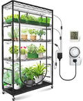 JESLED Indoor Greenhouse with Grow Light, 3FT Full Spectrum 5000K LED Light by JESLED