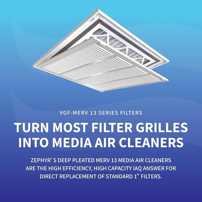 Zephyr 16x30x3 VGF Merv 13 Media Air Cleaner Replacement Filter - Image 2