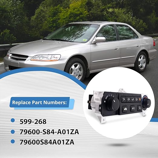 599-268 Heater A/C Control Switch, Front Climate Control Module Compatible - Image 3