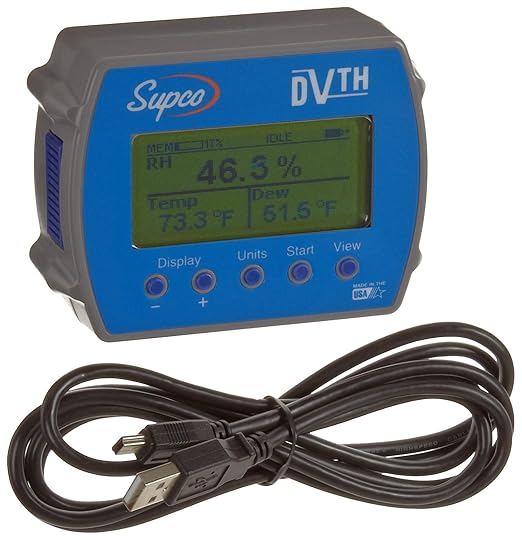 Supco DVTH Data View Temperature and Humidity Data Logger by Supco