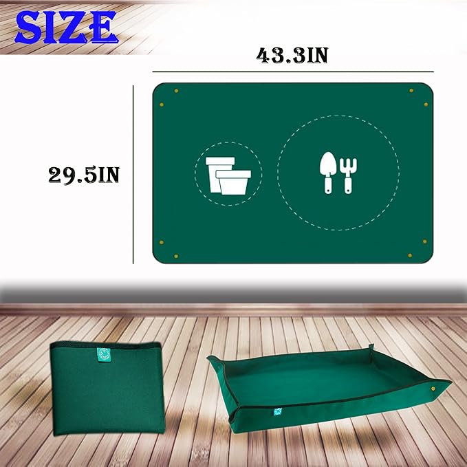 BIUWING Planter Tray, Extra Large 43''*29'', Waterproof - Image 3