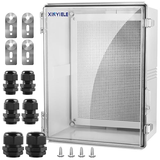 Waterproof Outdoor Project ABS Plastic Junction Box IP67 Weatherproof Dustproof by XINYIELE