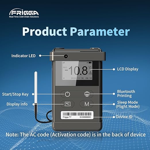 Frigga T71 4G/5G Reusable Real-Time Temperature Data Logger - Image 9