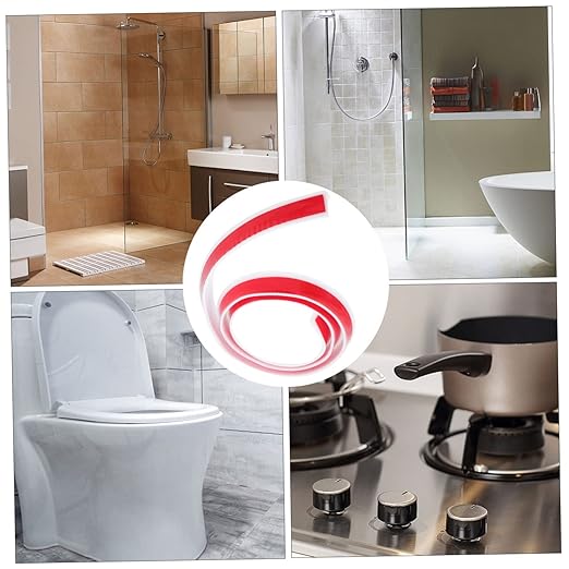 3pcs Water Retaining Strip Self-Adhesive Bathroom Kitchen Barrier Seal - Image 6