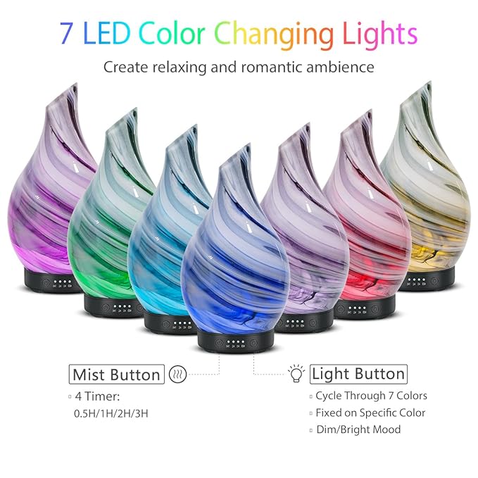Oil Diffuser & Essential Oils Set - Image 3