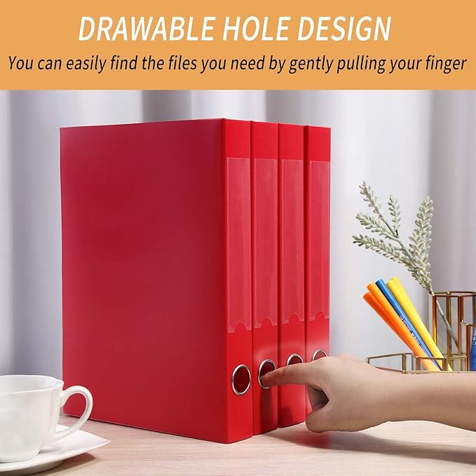 HUA JIE A4 Storage File Boxes Plastic Archives Cases - Image 5