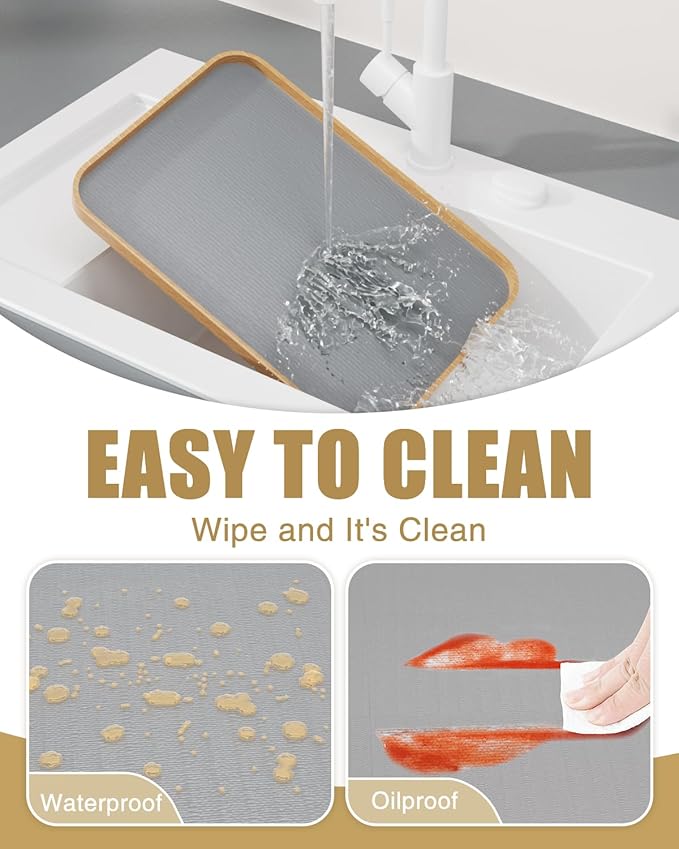 Shelf Liners for Kitchen Cabinets Non-Adhesive, Non-Slip Thickened Shelf Paper - Image 5